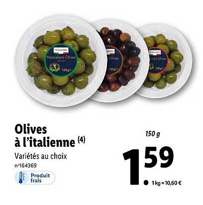 olives à l'italienne italiamo