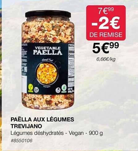 paëlla aux légumes trevijano