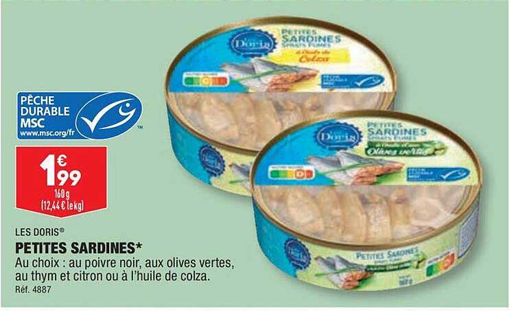 petites sardines les doris