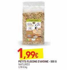 petits flocons d'avoine naturéo - 500 g
