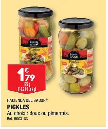 pickles hacienda del sabor
