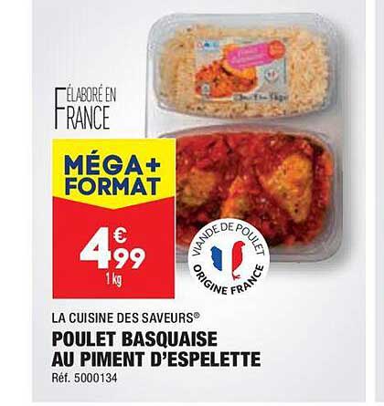 poulet basquaise au piment d'espelette la cuisine des saveurs