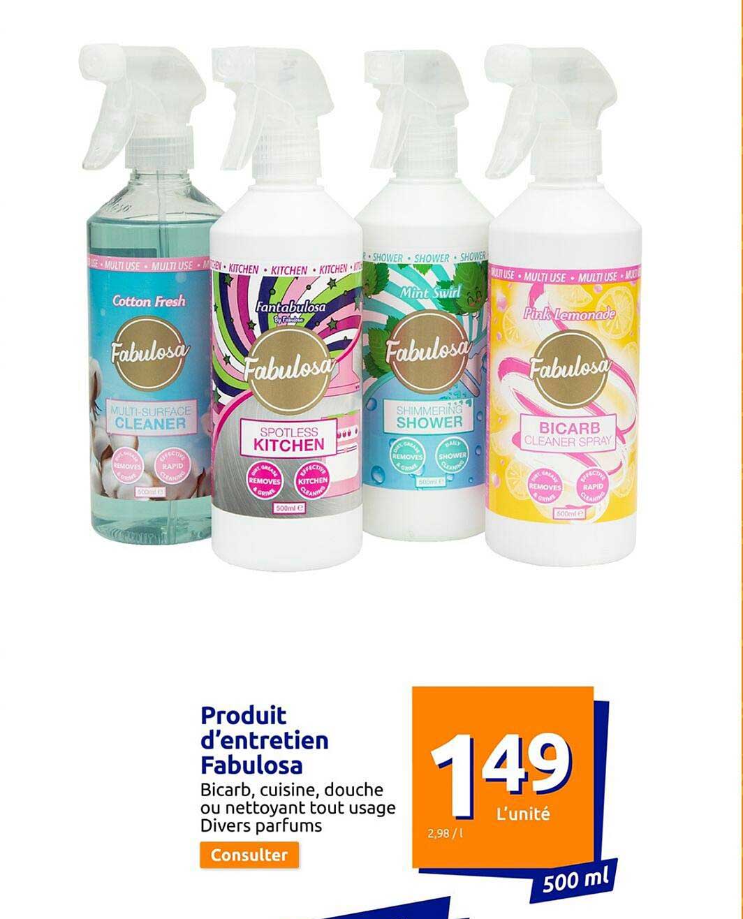 produit d'entretien fabulosa