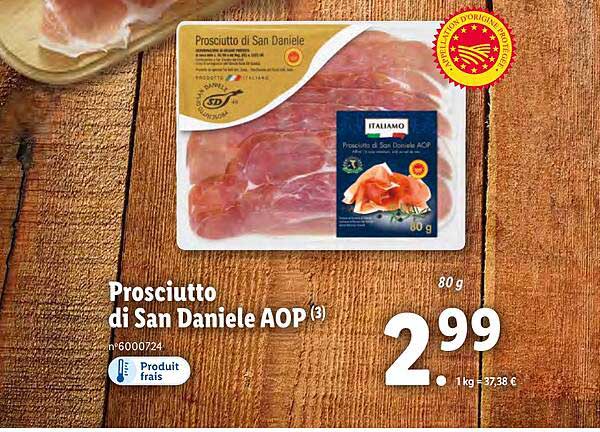 prosciutto di san daniele aop italiamo