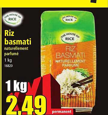 riz basmati naturellement parfumé the house of rice