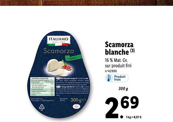 Scamorza Blanche Italiamo