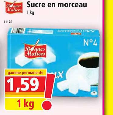 sucre en morceau bonnes malices