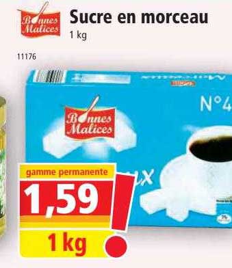 sucre en morceau bonnes malices