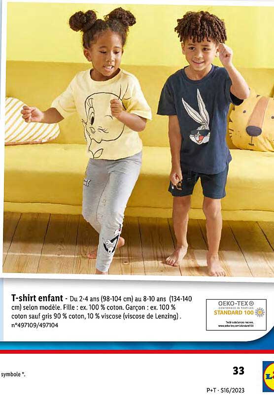 t-shirt enfant
