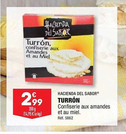 turrón hacienda del sabor