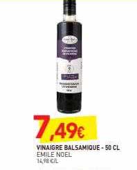 vinaigre balsamique émile noël - 50 cl