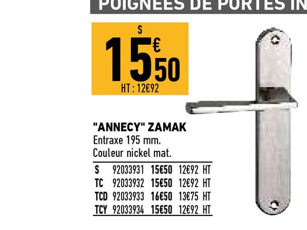 "annecy" zamak