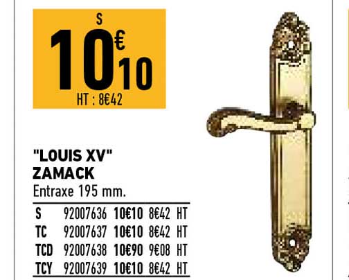 "louis xv" zamack