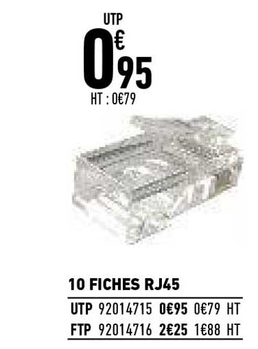 10 fiches rj45