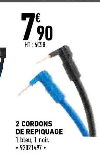 2 cordons de repiquage