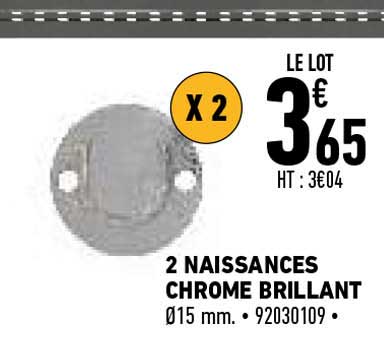 2 naissances chromé brillant