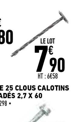 25 Clous Calotins