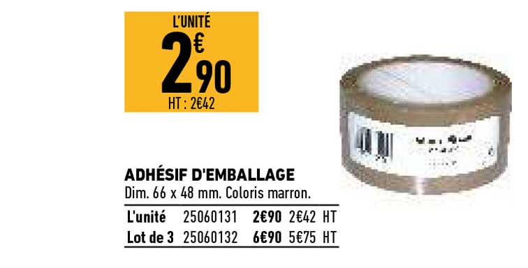 adhésif d'emballage