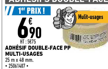 adhésif double-face pp multi-usages