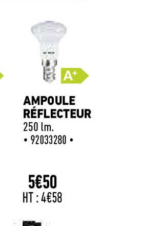 ampoule réflecteur