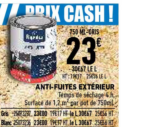 antifuites extérieur