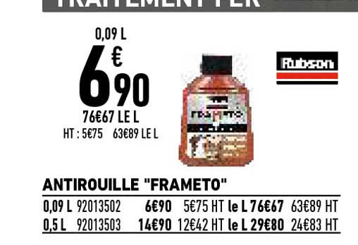 antiroulle "frameto" rubson