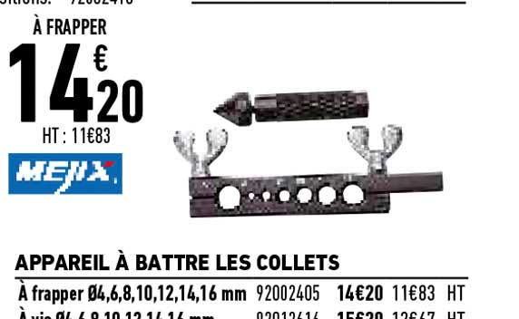 appareil à battre les collets