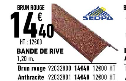 bande de rive sedpa