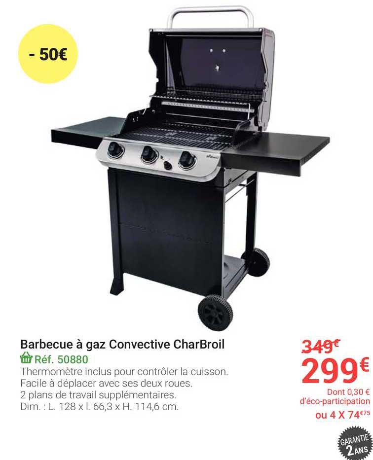 barbecue a gaz convective charbroil