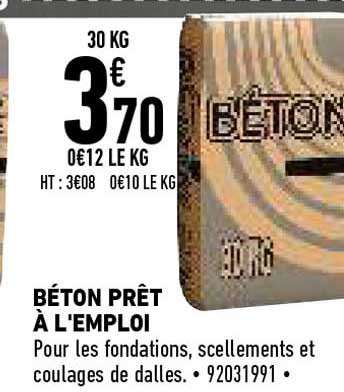 beton pret a l'emploi