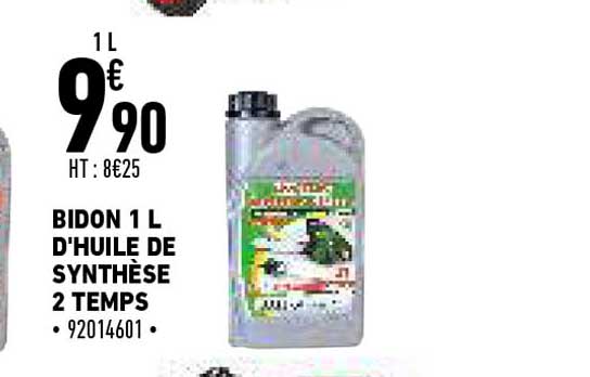bidon 1 l d'huile de synthese 2 temps