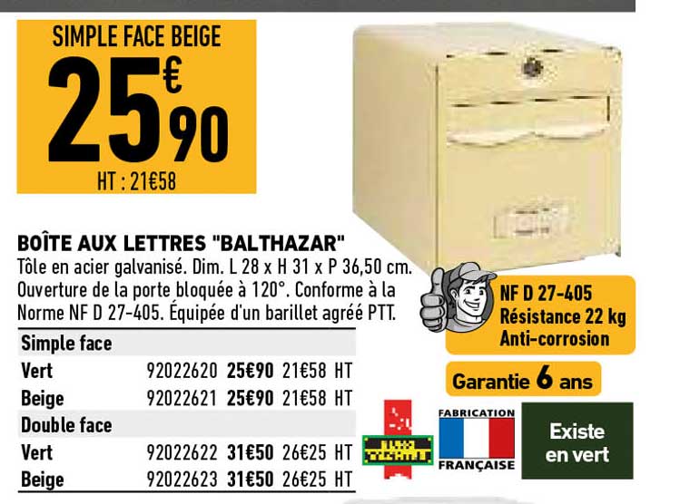 boîte aux lettres "balthazar"
