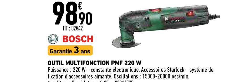 bosch outil multifonction pmf 220 w