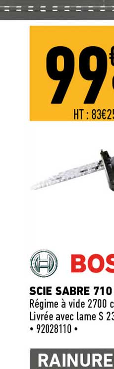 bosch scie sabre 710