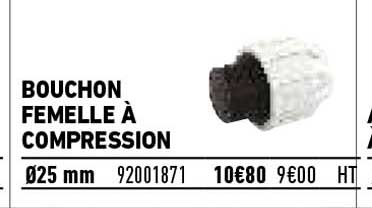 Bouchon Femelle à Compression