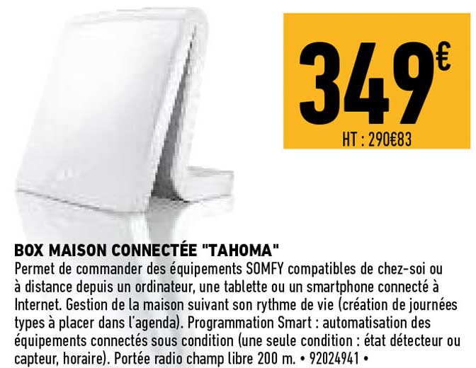 Box Maison Connectée "tahoma"