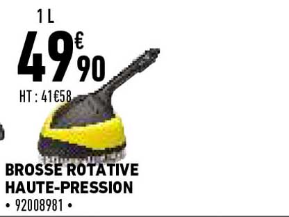 brosse rotative haute-pression