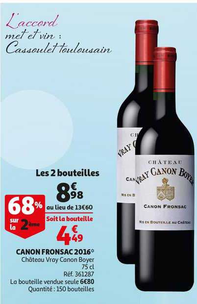 canon fronsac 2016 chateau vray canon boyer