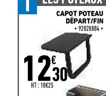 capot poteau départ-fin