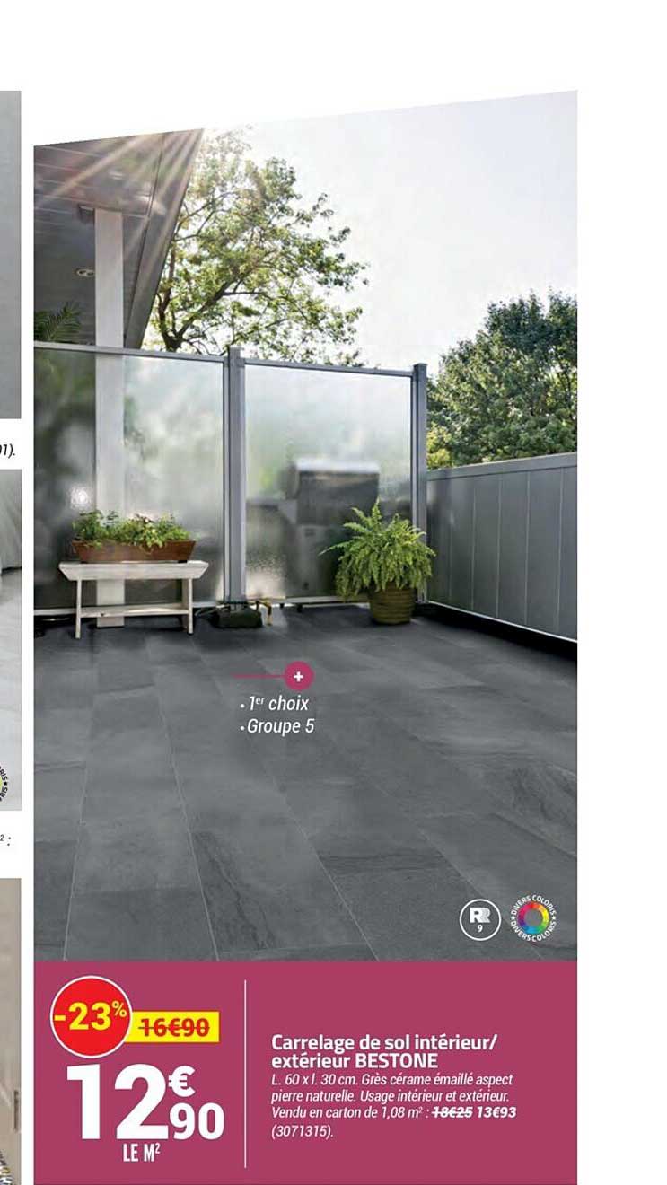 Carrelage De Sol Intérieur - Extérieur Bestone