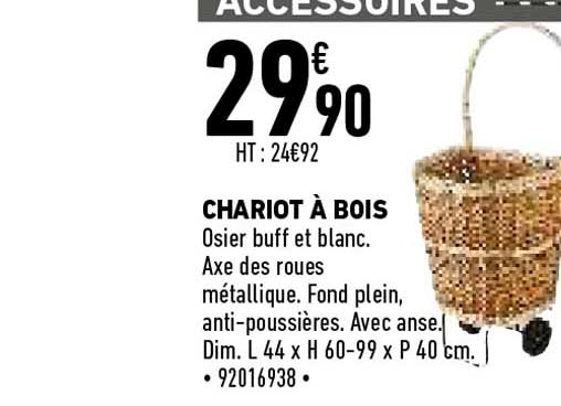 Chariot à Bois