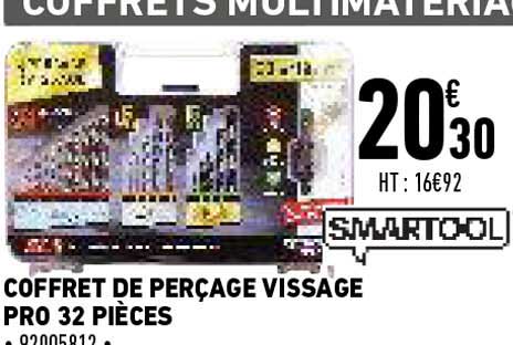 coffret de perçage vissage pro 32 pièces