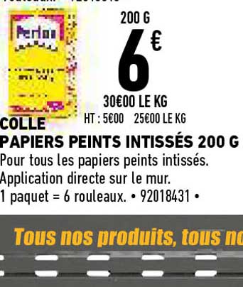 colle papiers peints intisses 200 g