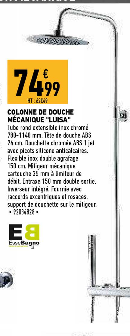 Colonne De Douche Mécanique "luisa"
