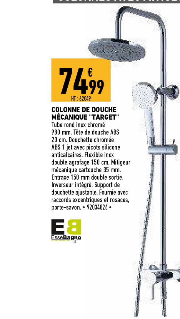 colonne de douche mécanique "target"