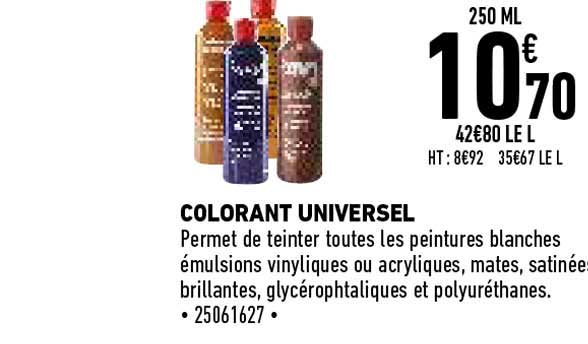 colorant universel