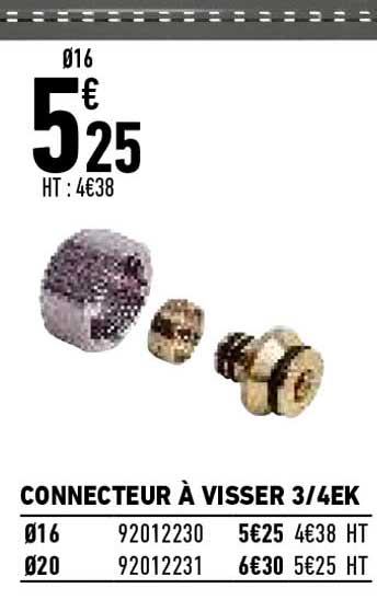 connecteur à visser 3-4ek