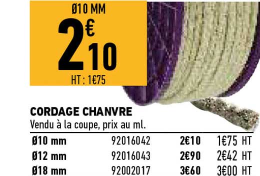 cordage chanvre