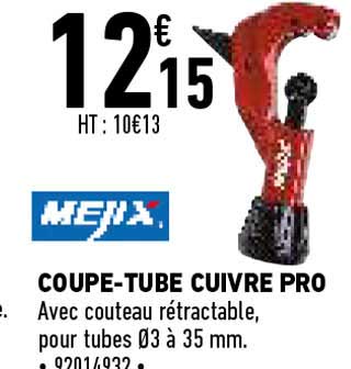 coupe-tube cuivre pro