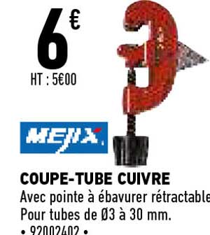 coupe-tube cuivre
